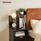 Aibiju Book Organizer for Desk, Cute Desk Top Organizing, Tree Bookshelf Unique Nursery Bookcase, Book Ends for Desk, Book Holder for Shelf Black YD-DSR002B