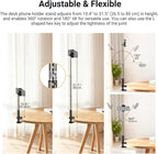 NEEWER Entry Level Version Phone Stand for Desk & Bed, 360° Adjustable Office Table Bedside Overhead Cell Phone Holder Mount Compatible with iPhone Samsung Android for Video Recording Filming, X6