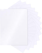 Silunkia 28 Sheets White Shimmer Cardstock 8.5 x 11 Printer Paper, 92lb Heavyweight Paper Card Stock for DIY Card Making, Greeting Cards, Wedding Invitations, Menus, School Crafts