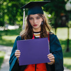 Diploma Cover 8.5” x11” Diploma Holder of Graduation Leatherette Padded Certificate（Tent Style),20-Pack
