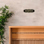 Custom Wall or Door Sign, Personalized Cloud Plaque Engraved Message for Bussiness, Property and Home Indoor/Outdoor, 2x6 Inches, Made in USA by Sigo Signs