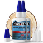 CYAFIXED Professional Grade Cyanoacrylate Super Glue, Ultra Thick Viscosity CA Glue for Woodworking, 4 oz. Value Pack - Instant Adhesive for Woodworking, Gap Filling, Heavy Duty Wood Bonding