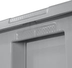 (4 pack) 18 Gallon Plastic Storage Bin with Snap-On Lid, Gray - Durable Stackable Container for Home, Garage & Office Organization
