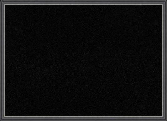 Amanti Art Black Cork Board for Wall, 21x29 Vision Board with Black Wood Frame, Medium Corkboard Office Decor for Home Organization, Traditional Corkboard Pinboard to Display Items for Home