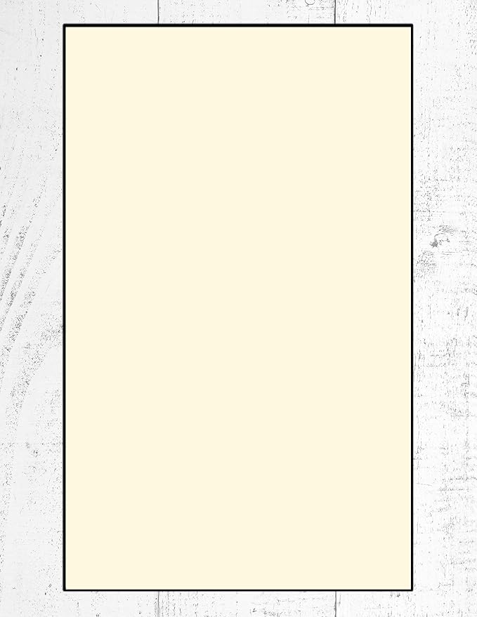 Limited Papers (TM) Colored Copy and Printing Paper, 8.5"x14" Legal Size, 24 Pound, 500 Sheets Per Ream. (5000, Ivory)