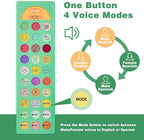 Joyreal AAC Device for Autism, Non Verbal Communication Tools for Speech Therapy&Stroke Rehab. Autism Talking Aids with 6 Programmable Buttons & Adjustable Volume for Kids&Adults(EN/ES Voice Switch)
