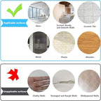 Magnetic Dry Erase Whiteboard Paper with Adhesive, 94" x 47" White Board Film for Wall, Easy to Write and Clean Dry Erase Board for Office, Classroom, Home, Include Marker, Magnetic Eraser and Magnets