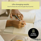 Intelligent Change The Five Minute Journal, Original Daily Gratitude Journal 2025, Manifestation Journal for Mindfulness, Undated Daily Journal with Gold Foiling, Plastic-Free, Yellow