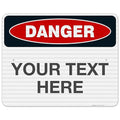 Custom Danger Sign, OSHA Sign, 24x30 Inches, 3M EGP Reflective .080 Aluminum, Fade Resistant, Indoor/Outdoor Use, Made in USA
