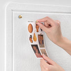 Large Vision Board 48x36, Thicken Felt Pin Board for Home Office Studio and Creative Planning with 20 Pushpins and 20 Postcards, White