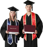GraduationMall 8.5"x11" Smooth Padded Diploma Cover Certificate Holder Maroon,2-Packs