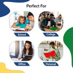 EPI Spiral Notebook | 5 Subject - College Ruled - 180 Sheets, Durable Spiral Binding | 10.5 x 8 in | Classroom Supplies | School, Office, Note Taking, Journaling - 6 Pack