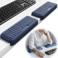 Vaydeer 2Pcs Elbow Pad for Desk, L-Shaped Arm Rest Desk Edge Cushion, Ergonomic Memory Foam Elbow Rest, Wrist Rest Support Keyboard Mouse Padding for Palm Hand Office Computer Home Gaming Accessories