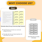 1 Pack Visitor Badges with Carbon Copy Visitor Stickers Letter Size Visitor Log Book Protecting Privacy Pages School Church Business Pass 150 Visitor Badges Guest Register Book 30 Memo Pages (1)