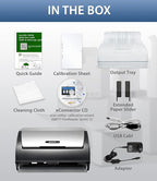 Plustek PSD300 Plus Document Scanner with ADF, Directly scan to Cloud, SharePoint, Office 365 and Built-in Barcode Recognition Function