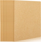 EUSOAR Journal Notebook, 12 Pack A4 11" x 8-1/2", 40 Sheets/ 80 Pages, 100gsm Thick Paper, Kraft Notebooks College Ruled, Line Travelers Journals Bulk Softcover, for Diary Writing Work Office