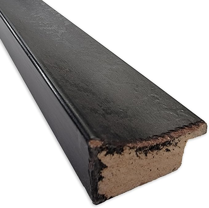 Amanti Art Black Cork Board for Wall, 15x21 Vision Board with Black Wood Frame, Small Corkboard Office Decor for Home Organization, Modern Corkboard Pinboard to Display Items for Home Organization in