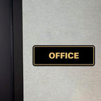Signs ByLITA Standard Office Sign - Professional Business Signage - Easy to Install (White) - Medium 1 Pack