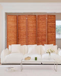 JOSTYLE 6ft Folding Privacy Screens 5-Panel Freestanding Room Dividers