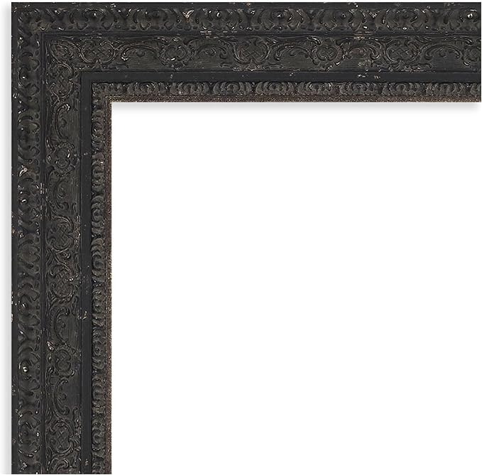 Amanti Art Black Framed Magnetic Board 21x29 Medium Vision Board for use with Magnets, 100% Metal Sheet to Display Items as Office Decor or for Home Organization in mudroom, Kitchen or Kids Room