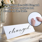 WTYONZEL 30 Pack Printable Name Tent Cards,3.5"x 11" Blank Folding Paper for Place Cards & Table Cards(White)