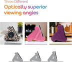 Flippy Original Tablet Pillow Stand & iPad Holder, Gift for Book Lovers & Readers, Multi-Angle Stand with Storage for Lap, Desk & Bed, Compatible with Kindle, Fire, iPad & Samsung, in The Pink Baby