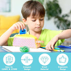 100 Pack Pencil Sharpeners Bulk - Colored Handheld Pencil Crayon Double Hole Sharpener, School Classroom Supplies