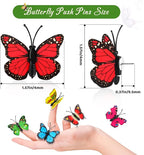 50Packs Butterfly Decorative Push Pins Blue Thumbtacks Cute Thumb Tacks Pushpins for Cork Board Bulletin Board Wall for Office Home Cubicle Decor Decorations Hanging