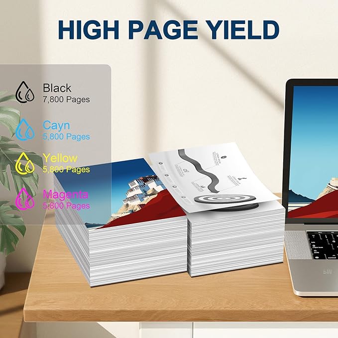 210X Toner Cartridges Set 4 Pack High Yield Replacement for 210X 210A Toner Cartridge, Fitting for Color Pro MFP 4301fdw 4301dn 4301dw, Pro 4201dw 4201dn with Upgraded Chip（Black Cyan Yellow Magenta