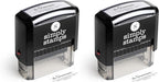 The Duncans Personalized Self-Inking Address Stamp | Envelope Return Address Stamp for Couples and Families | Custom Rubber Address Stamp (2, Medium)