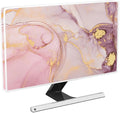 Baocicco Pink Gold Marble Waterproof Screen TV Cover 70 Inch Decorative Modern Television Cover for Home TV Screen Texture Dust Proof Monitor Covers for Television Screen LED LCD OLED TVs