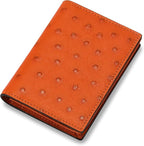 Leather Business Card Case Holder for Men & Women, Italian Calfskin