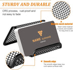 EMOMAS Business Card Holder for Desk, Office Desktop Business Card Display Holder, Mesh Business Card Holder, Desk Accessories for Women and Men,Black ( 3 Pack )