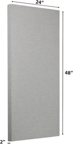ATS Acoustics Home Office Residential Acoustic Treatment Room Kit Sound Absorbing Acoustic Panel 6 Pack for 50-100 Sq Ft (Platinum)