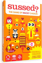 SUSSED The Wacky ‘What Would You Do?’ Social Card Game - Kids Stocking Stuffer, Gift & Family Travel Game for Boys, Girls, Teens - Fun & Easy to Play - Ages 7+ - Oddball Orange Deck