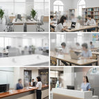 Acrylic Free Standing Screen, Desk Divider for Students and Desk Privacy Panel for Home Office, Partitions for Table Top Workstation, Portable Cubicle Panel for Work, 15.7" x 24", Premium Frosted