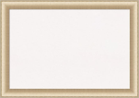 Amanti Art White Cork Board for Wall, 29x41 Vision Board with Gold Frame, Large Corkboard Office Decor for Home Organization, Casual Corkboard Pinboard to display items for home organization