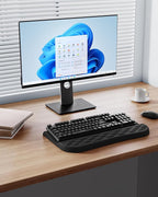 Laborio Keyboard Wrist Rest Stand for Desktop, 2 Angle Adjustment Ergonomic Computer Keyboard Stand Key Board Riser Holder with Wrist Support for Office, Home, Desk