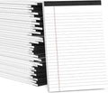 36 Pack Small Legal Pads 5x8 White Note Pads 5x8 College Ruled Paper Tablets for Office 80 GSM Paper Pads Narrow Ruled Legal Pad White Small Notepad 30 Sheets Writing Pad Lined Notepads for Office