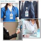 ID Badge Holder with Breakaway Lanyard, Cute Badge Reel Badge Clip Retractable, Lanyards for ID Badges Name ID Card Holder, Nurse Funny Gift, Phlebotomy Tech Humor, I Like Big Veins and I Cannot Lie