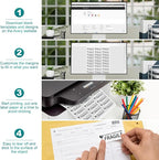 Address Labels 1’’x2-5/8’’ Stikcer Paper 30-UP 500 Sheets for Laser/Inkjet Printer Matte 15000 White Blank Printable Labels on 8.5x11 Inch for Mailing, Shipping, and Organizing