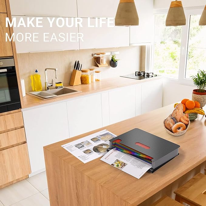 Accordion File Organizer,Expanding File Folders with Handle,13 Pockets Expandable Filing Folders,Tabs Included in Filing Box,Adjustable Strap,Bill Documents Organizer,A4/Letter Size,Diamond