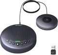 EMEET Conference Speaker and Microphone w/8+1 Mics, 360° Voice Pickup, Noise Reduce, Bluetooth/USB/Dongle Speakerphone for 14 People w/Daisy Chain for 25, Compatible w/Leading Platforms, 2025 Version