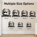 Personalized Panda Metal Sign | Family Name Sign | Panda Home Decor | Custom Outdoor Metal Sign | Metal Wall Art | Last Name Sign for Home | Panda Gifts | Panda Wall Hangings for Bedroom