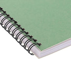 5 Pack 6x8 inch Spiral Journals, Small Notebooks Bulk with 120 Lined Pages for Work, Students, School, Writing (5 Colors Kraft Paper Covers)