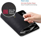 IMAYONDIA Japanese Great Wave Mouse Pad, Black Anime Gaming Mouse Pad, Kanagawa Mousepad, Non-Slip Rubber Base Computer Mice Pad for School Home Office, 9.5 x 7.9 Inch