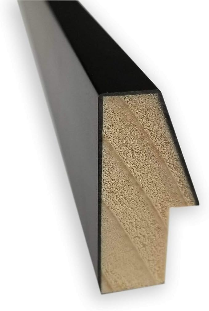 Amanti Art Black Cork Board for Wall, 21x29 Vision Board with Black Wood Frame, Medium Corkboard Office Decor for Home Organization, Modern Corkboard Pinboard to Display Items for Home Organization