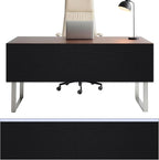 Under Desk Privacy Panel 62 x 15 Inch Self-Adhesive Modesty Panel Table Skirts Privacy Divider for Office Desk Home Studio or Standing Workstation, Easy to Assemble, Black