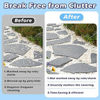 YOBTOP Rock Glue for Landscaping - 1 Gallon Professional Strength Mulch Glue for Rocks Pea Gravel Pine Straw | Non-Toxic Fast-Drying Weather-Resistant for Patios Walkways Driveways Garden Borders