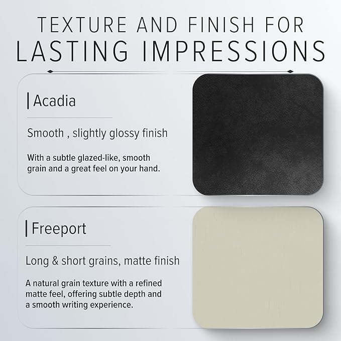 Gallery Leather Guest Book - Great for Wedding, Reception, Baby and Bridal Shower, Birthday Party and Vacation Home - 192 Lined Pages, add Polaroid Photo - Hardcover 9x7" - Acadia Navy - Space Force